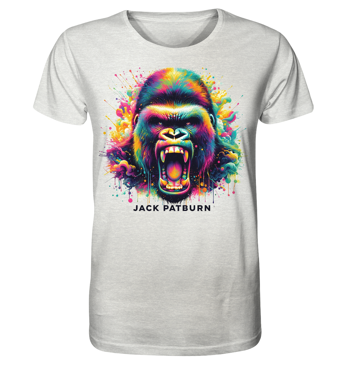 colored Gorilla Scream - Organic Shirt