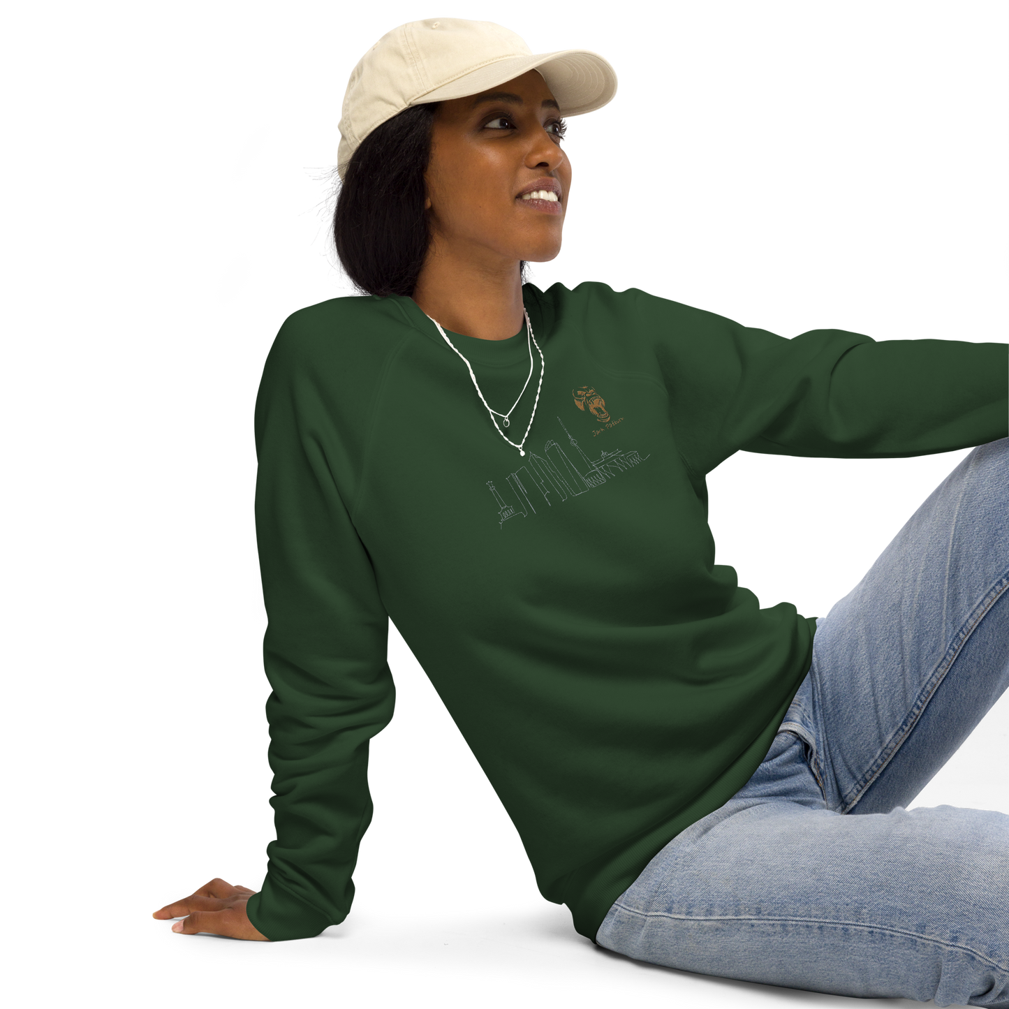 Unisex Bio-Raglan-Pullover