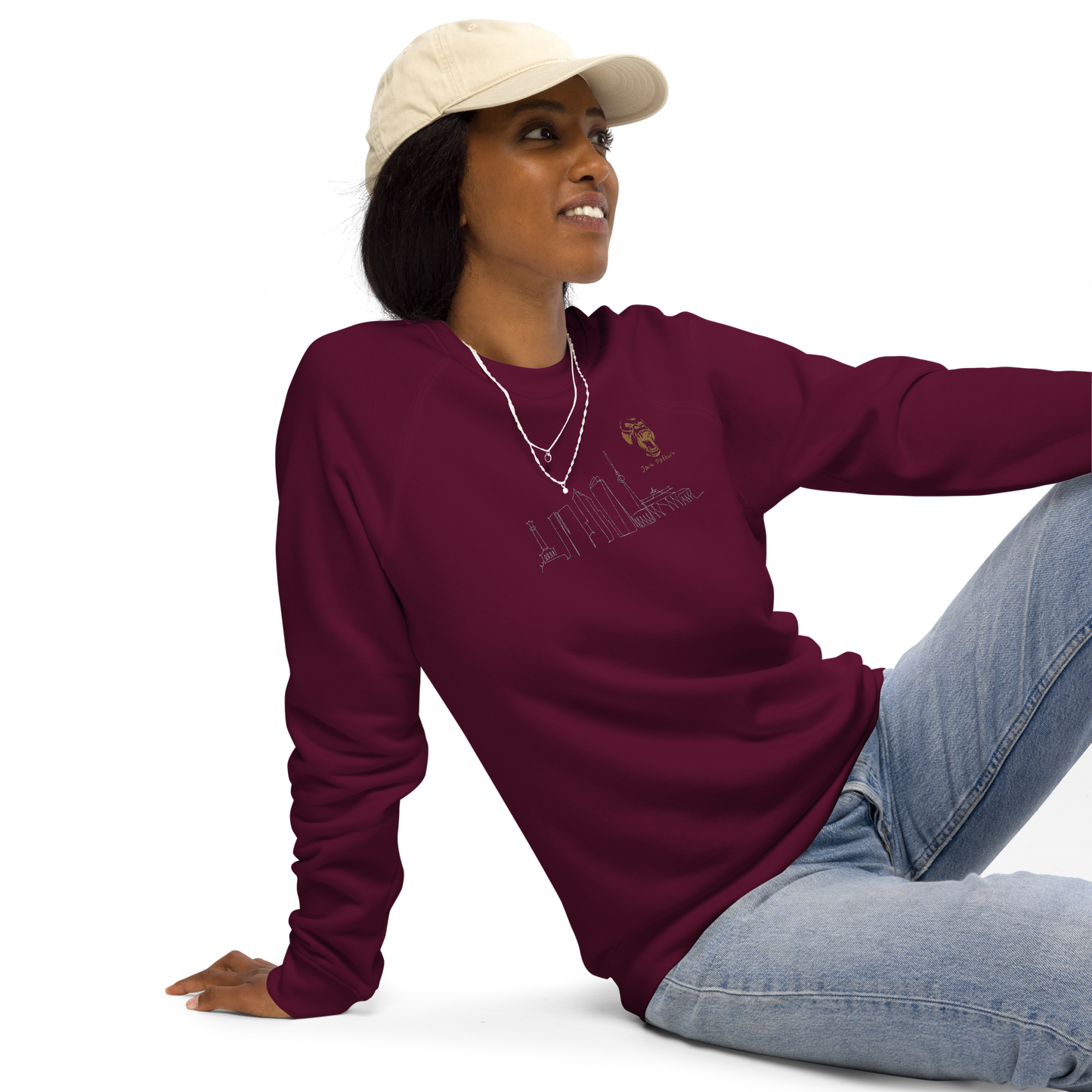 Unisex Bio-Raglan-Pullover
