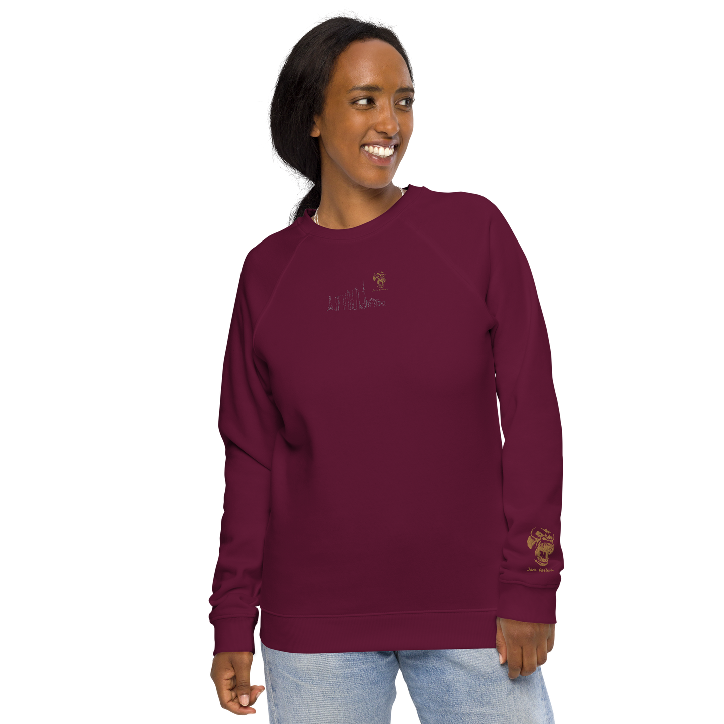 Unisex Bio-Raglan-Pullover