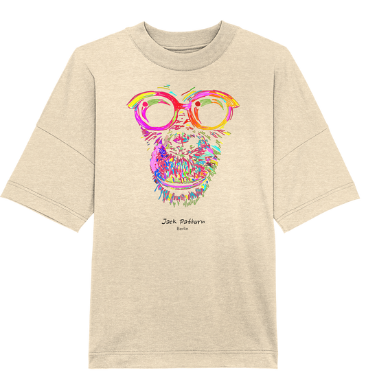 Nerdy Schimpanse - Organic Oversize Shirt