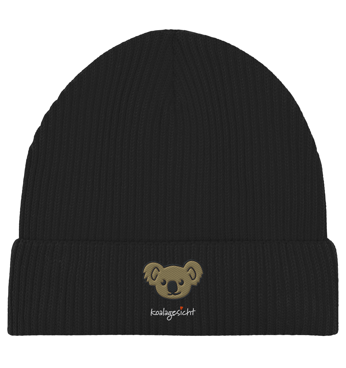koalagesicht Beanie - Organic Fisherman Beanie