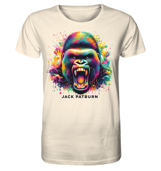 colored Gorilla Scream - Organic Shirt