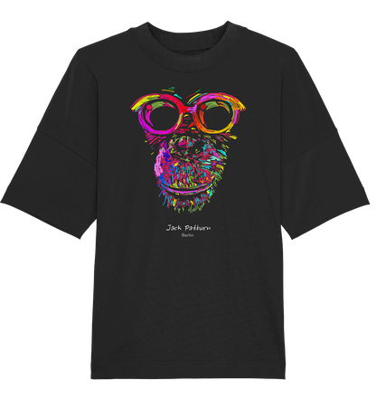 Nerdy Schimpanse - Organic Oversize Shirt