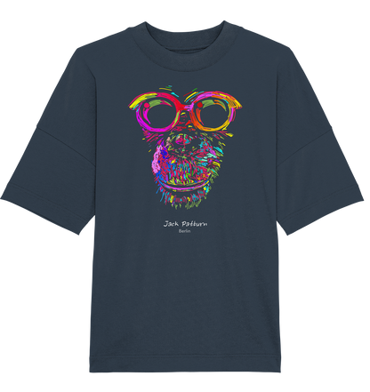 Nerdy Schimpanse - Organic Oversize Shirt