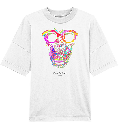 Nerdy Schimpanse - Organic Oversize Shirt