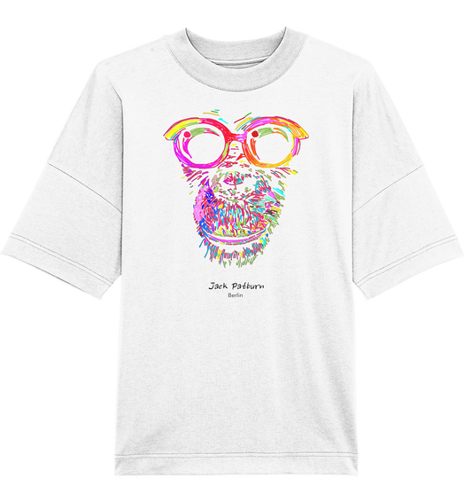 Nerdy Schimpanse - Organic Oversize Shirt