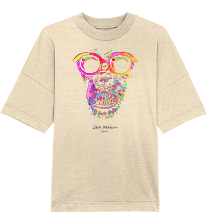 Nerdy Schimpanse - Organic Oversize Shirt