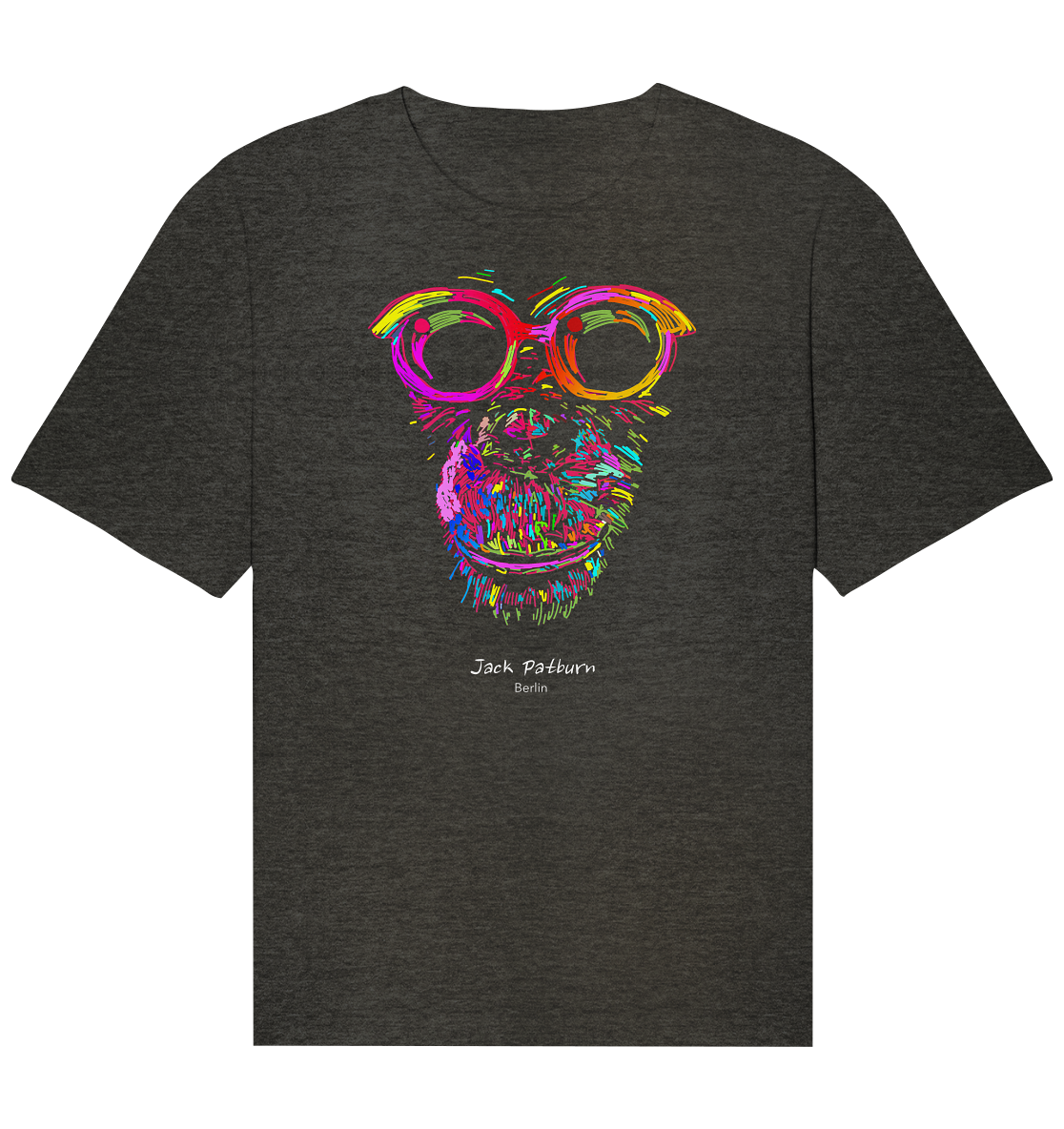 Nerdy Schimpanse - Organic Relaxed Shirt