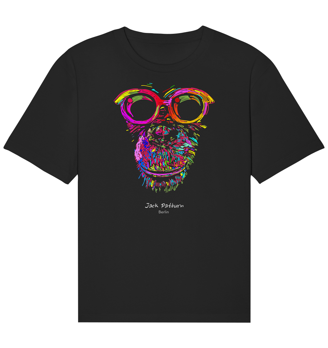 Nerdy Schimpanse - Organic Relaxed Shirt