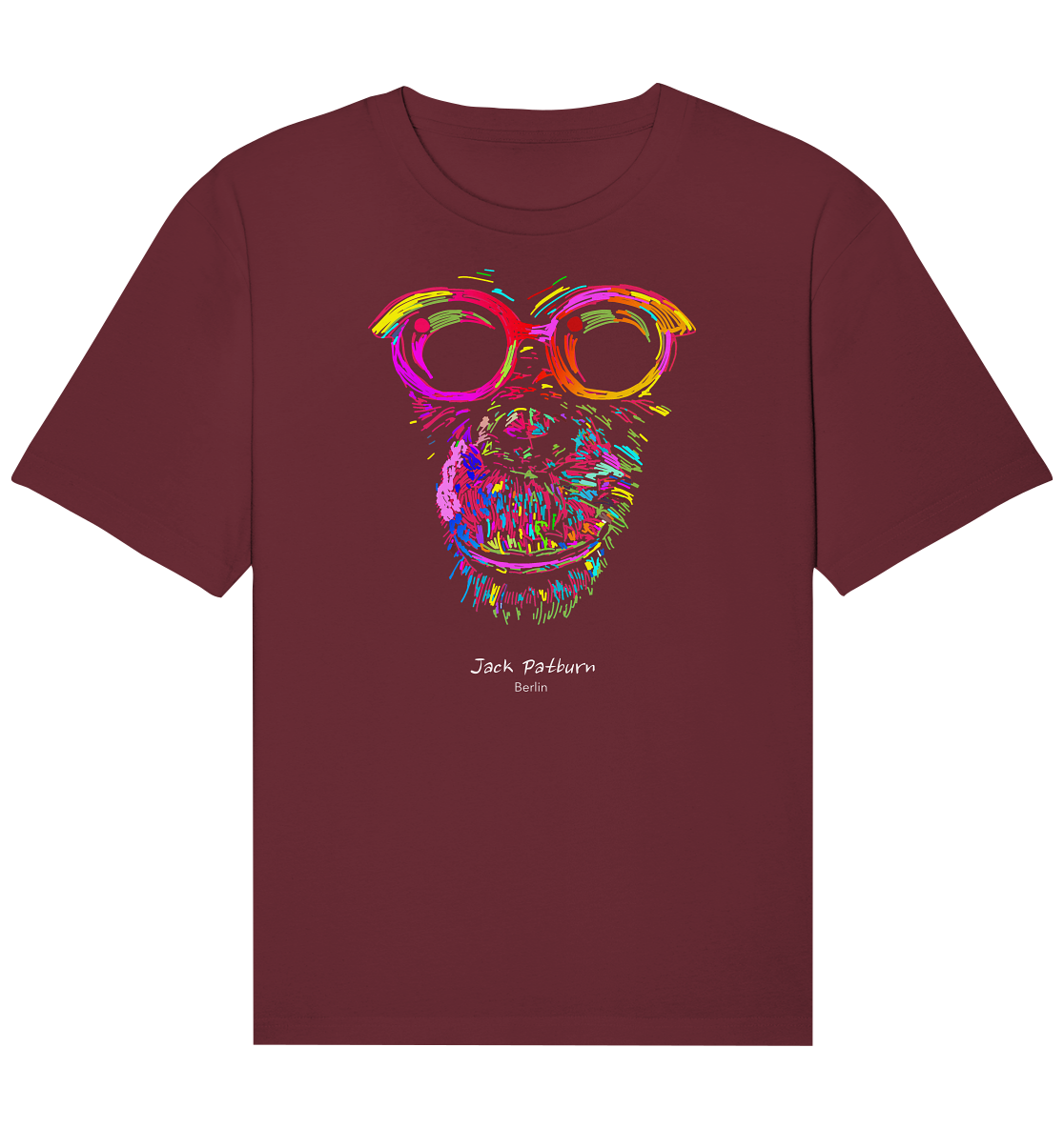 Nerdy Schimpanse - Organic Relaxed Shirt