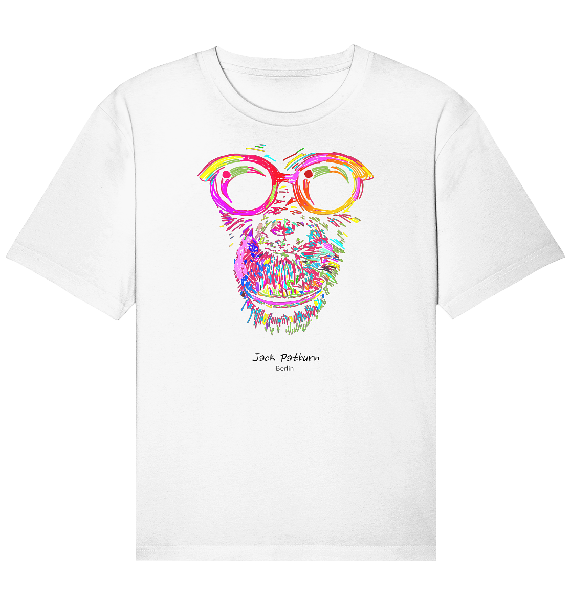 Nerdy Schimpanse - Organic Relaxed Shirt