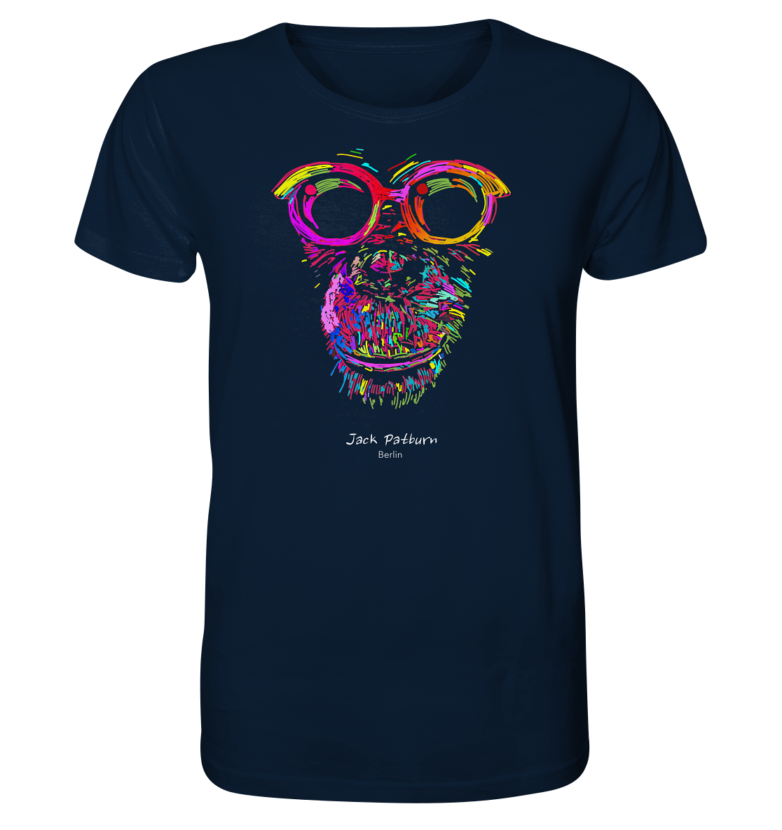 Nerdy Schimpanse - Organic Shirt