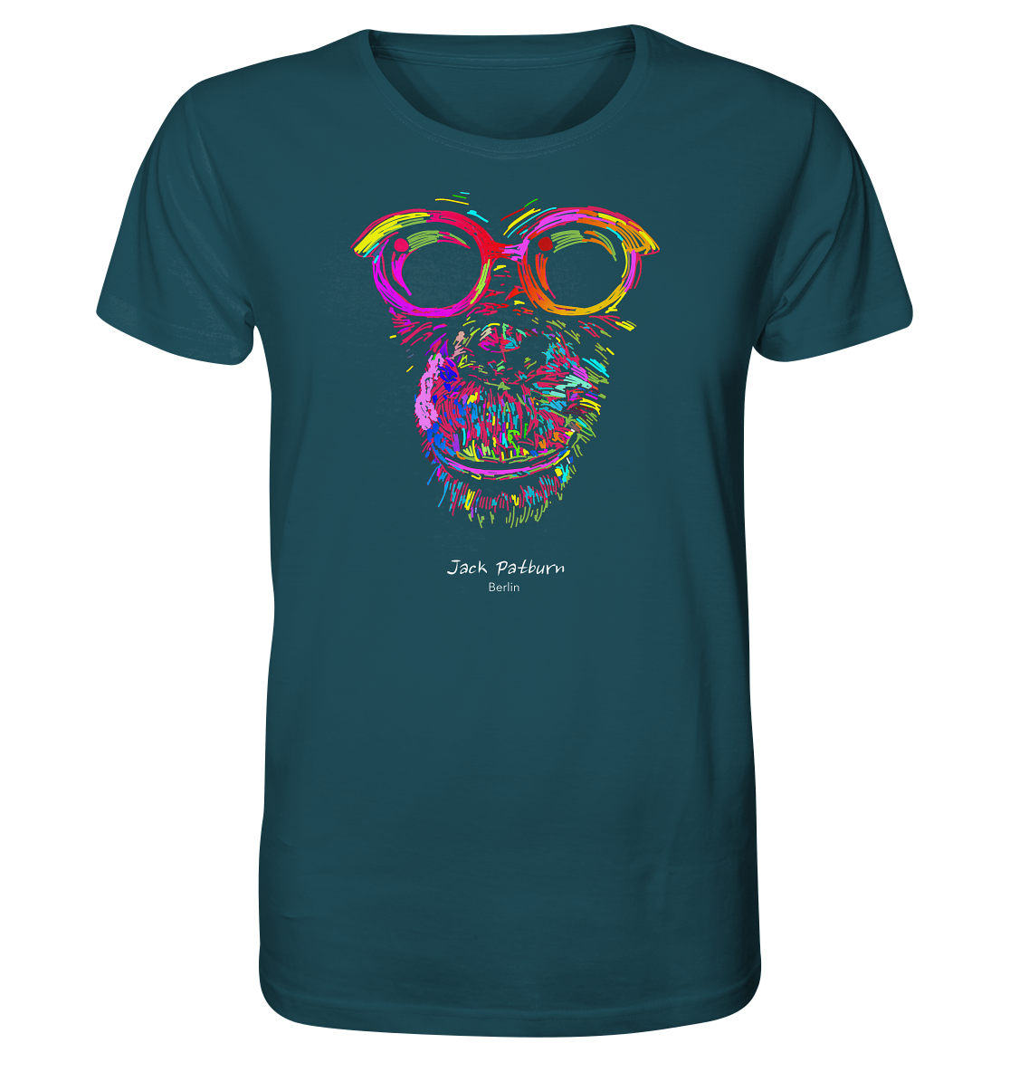 Nerdy Schimpanse - Organic Shirt