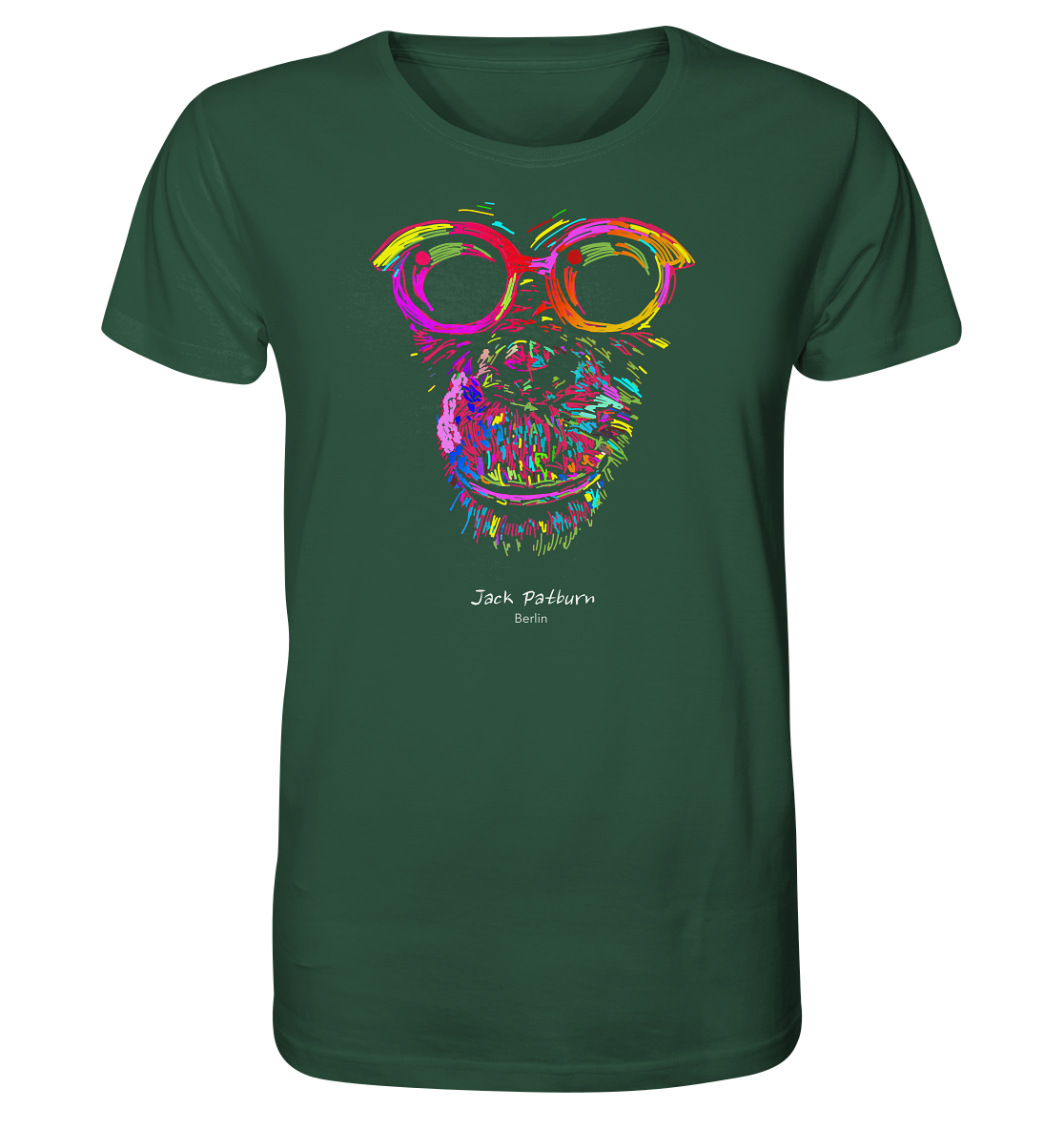 Nerdy Schimpanse - Organic Shirt