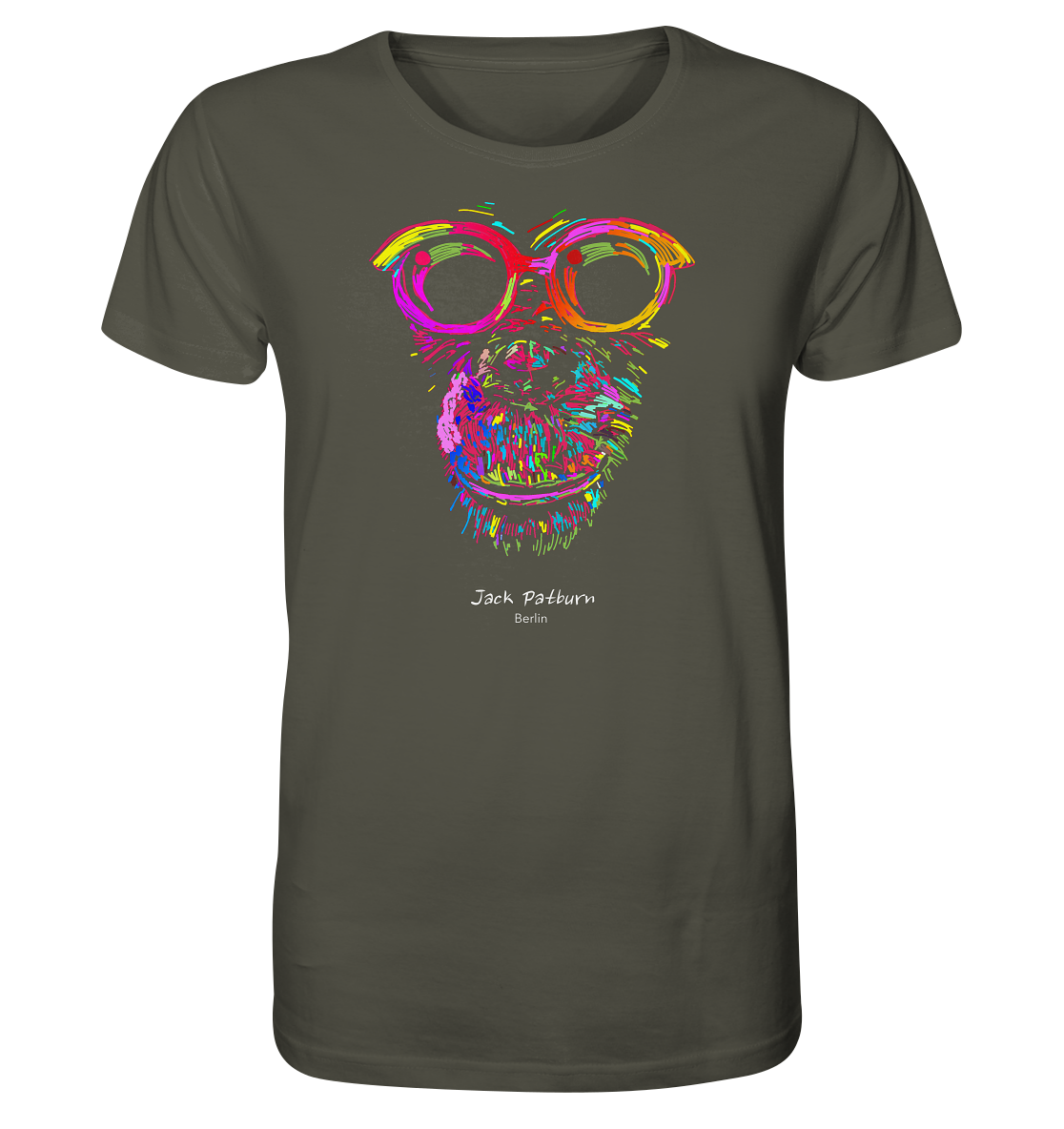Nerdy Schimpanse - Organic Shirt