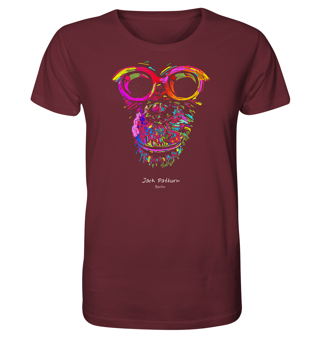 Nerdy Schimpanse - Organic Shirt
