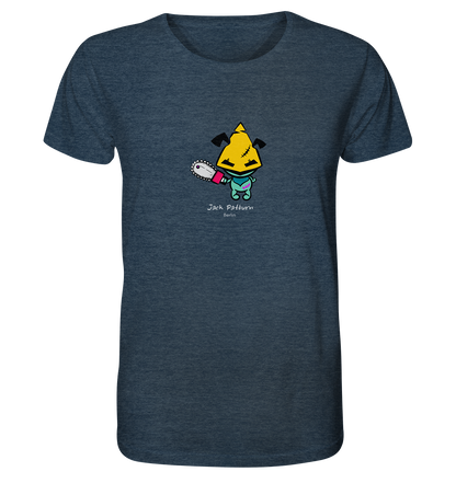 Hut auf und los - meliertes Bioshirt