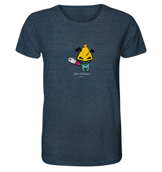 Hut auf und los - meliertes Bioshirt