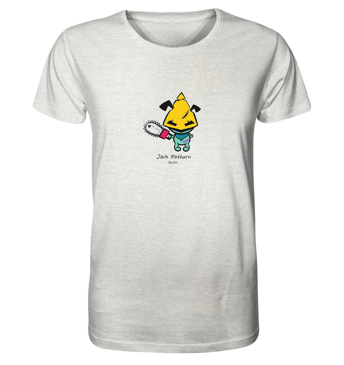 Hut auf und los - meliertes Bioshirt