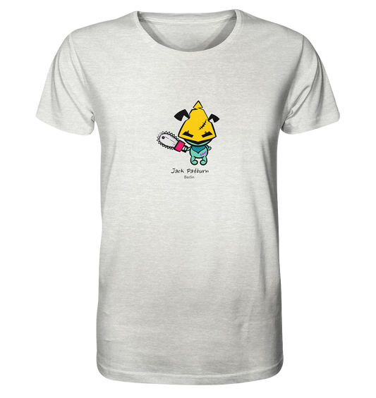 Hut auf und los - meliertes Bioshirt