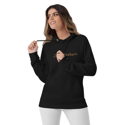 Jack Patburn Brand groß als edler Stick - Bio Hoodie