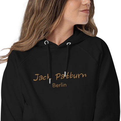 Jack Patburn Brand groß als edler Stick - Bio Hoodie