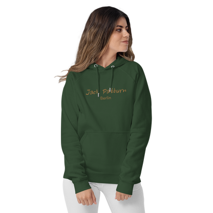 Jack Patburn Brand groß als edler Stick - Bio Hoodie