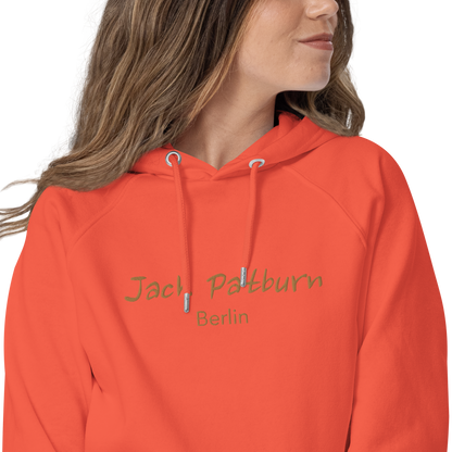 Jack Patburn Brand groß als edler Stick - Bio Hoodie