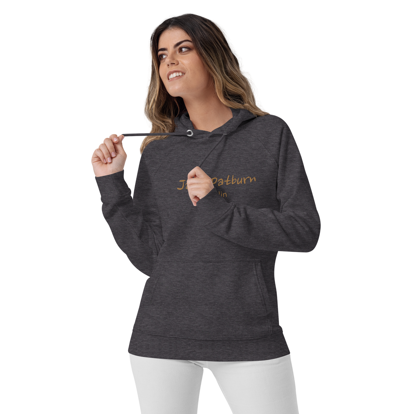 Jack Patburn Brand groß als edler Stick - Bio Hoodie