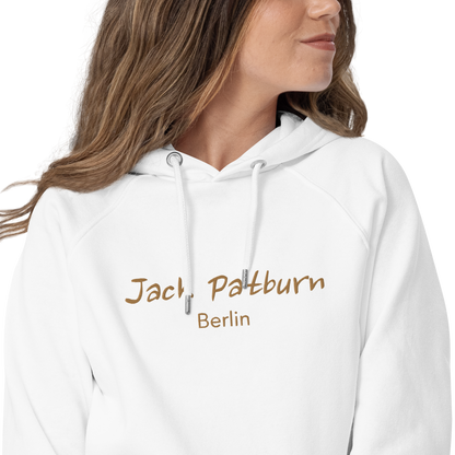 Jack Patburn Brand groß als edler Stick - Bio Hoodie